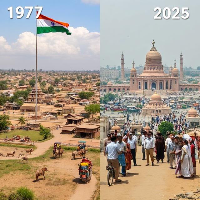 India of 1947 vs India of 2025,