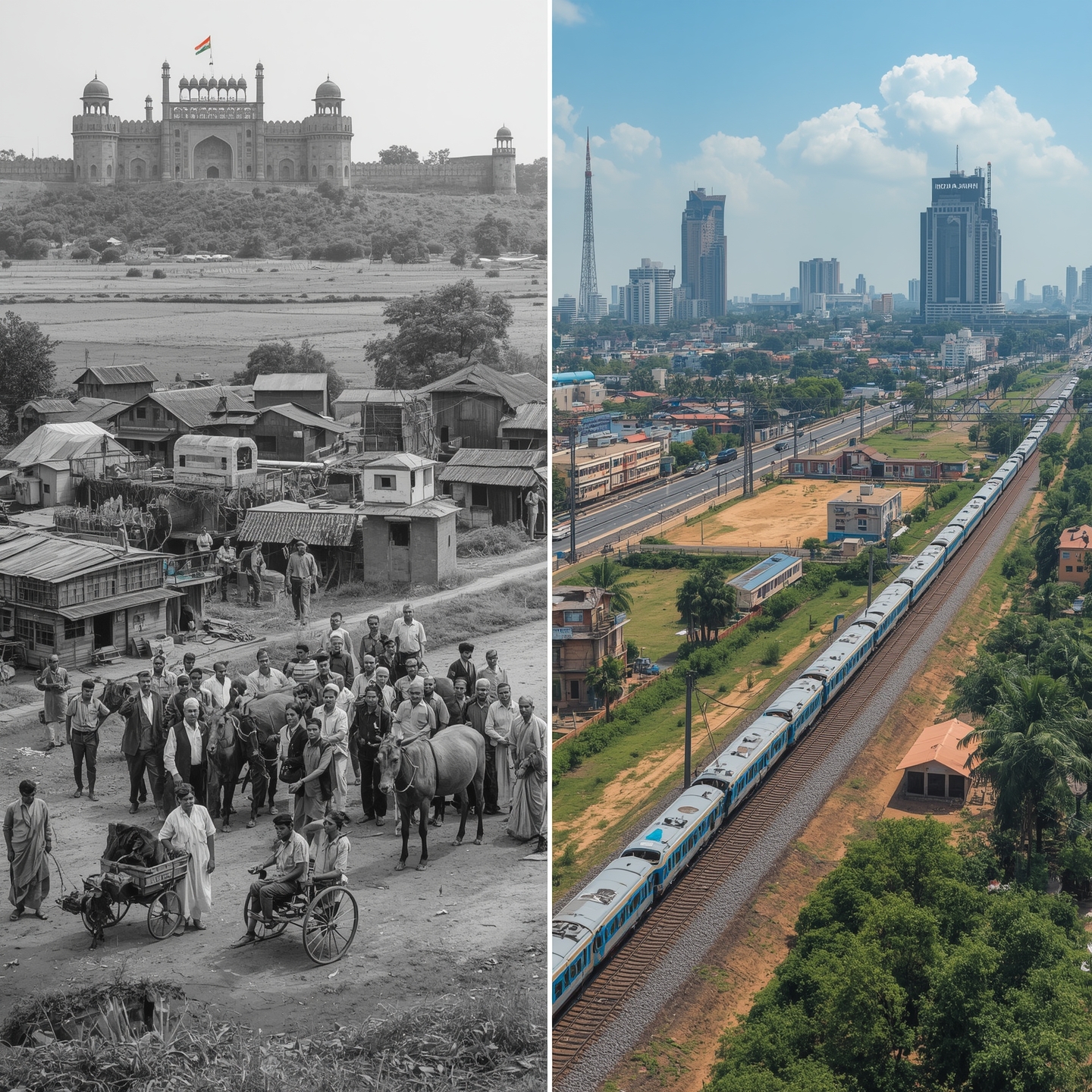 India of 1947 vs India of 2025