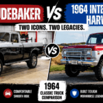1964 Studebaker pickup vs 1964 International Harvester truck side by side comparison classic vintage pickups