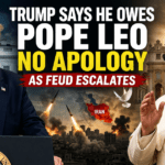 Donald Trump vs Pope Leo XIV during escalating feud over Iran war and religion
