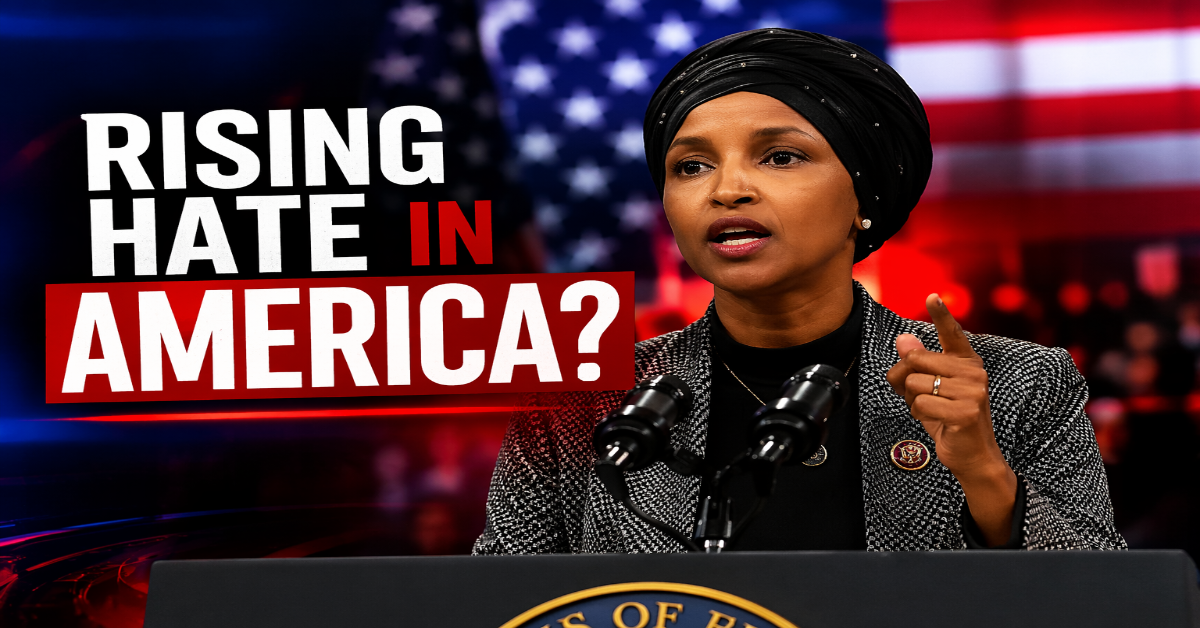 Ilhan Omar speaking about rising hate against Muslims and immigrants in America