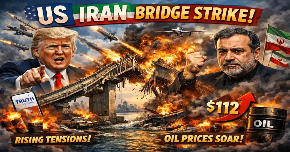 US airstrike destroys Iran B1 bridge near Tehran amid escalating conflict