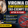 Virginia ends Confederate groups tax-exempt status after 76 years as Governor Abigail Spanberger signs HB167 law