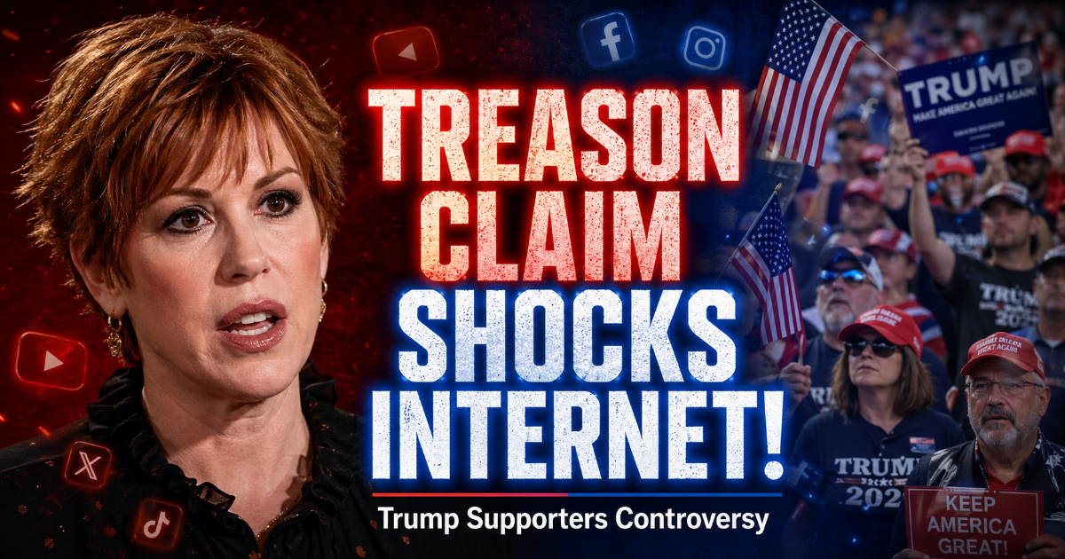 Molly Ringwald viral statement about Trump supporters treason controversy social media debate