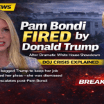 Pam Bondi fired by Donald Trump after White House showdown breaking news