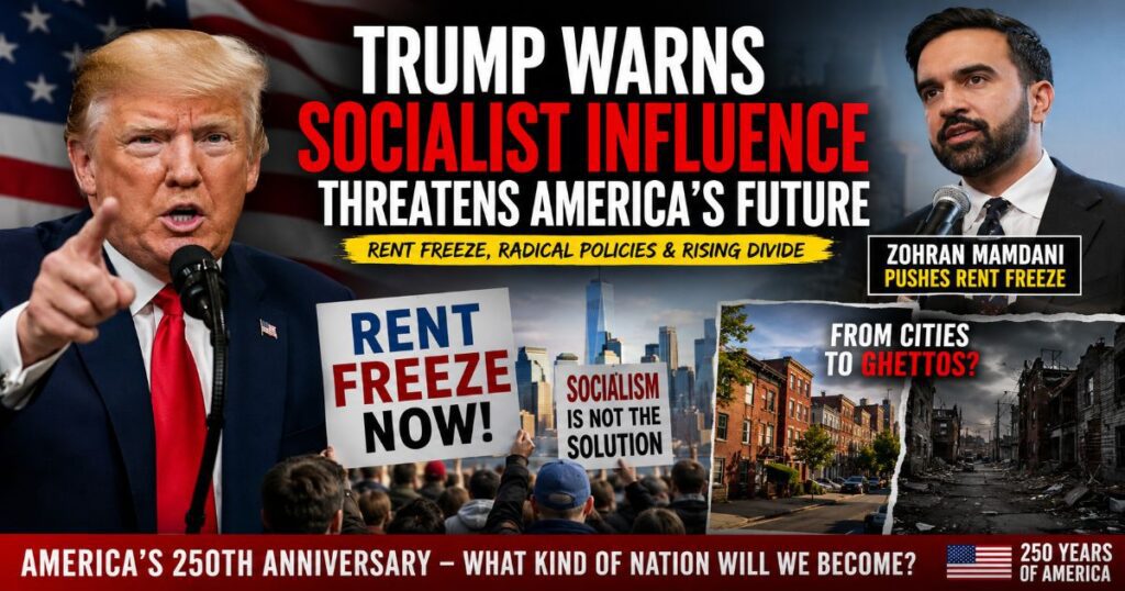 Trump Warns Socialist Policies Threaten America's Future