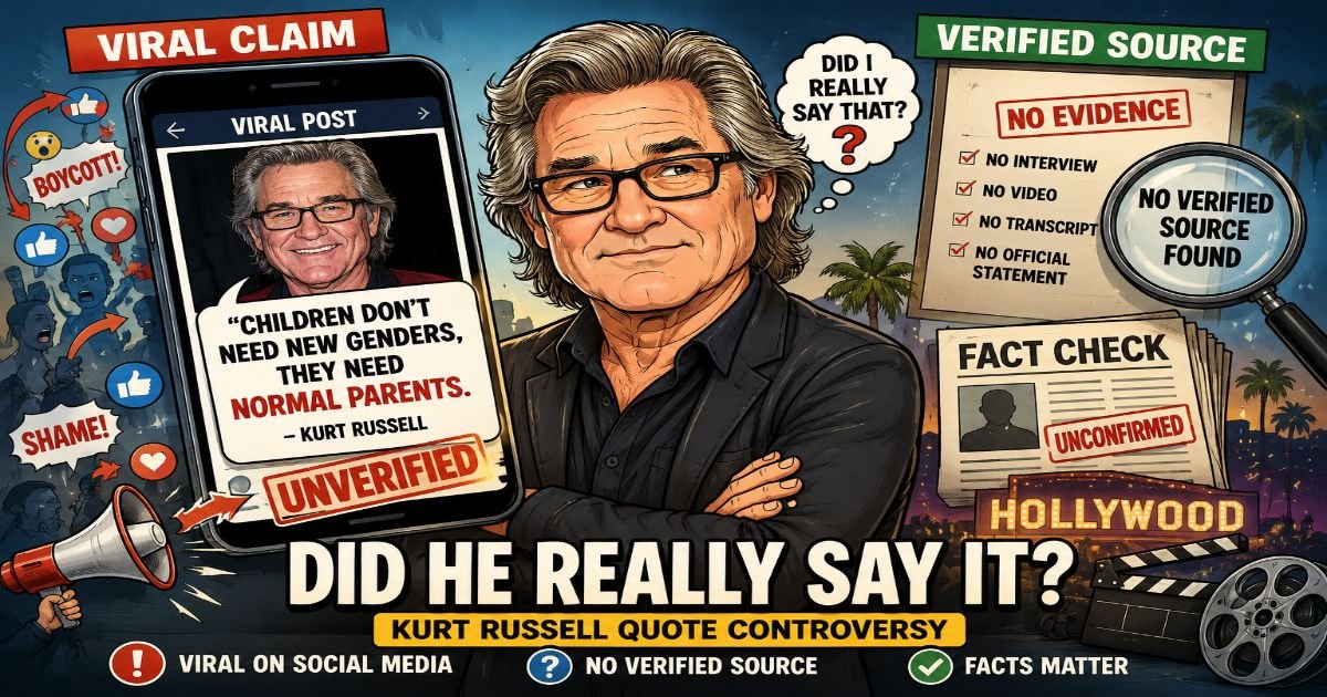 Kurt Russell viral normal parents quote controversy fact check